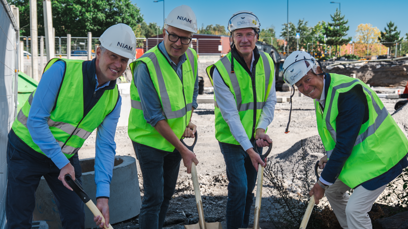 Niam and Nordfeldt break ground on 131 new rental apartments north of Stockholm  Image