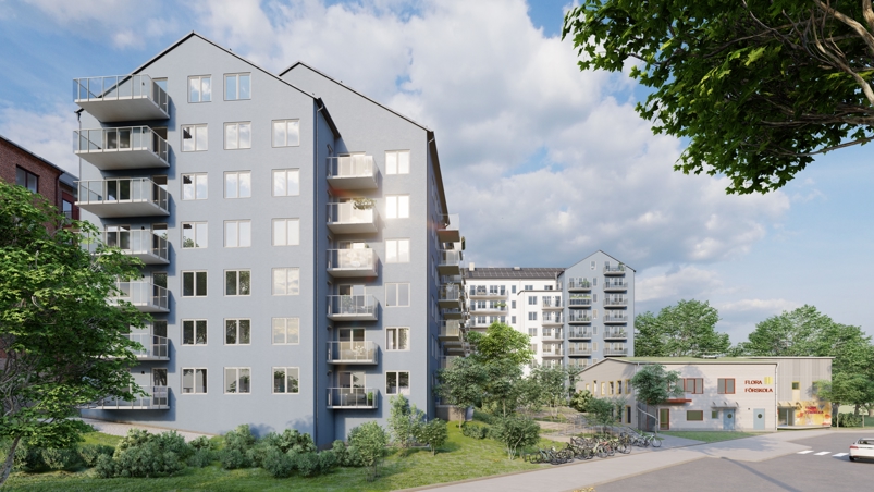Niam completes acquisition of Project Flora from JM in Järfälla, Stockholm Image