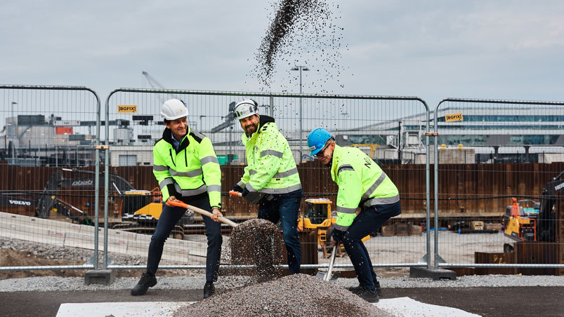 Niam och Bonnier Fastigheter byggstartar första nyproduktionskvarteret i Värtahamnen  Image