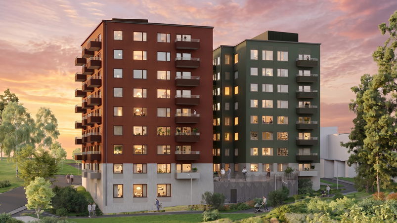 Niam Real Estate acquires residential development in Skogås, Stockholm Image
